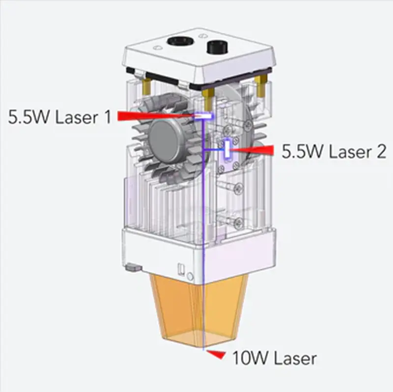 ORTUR laser Master 2 S2 10W Estable y Ligero